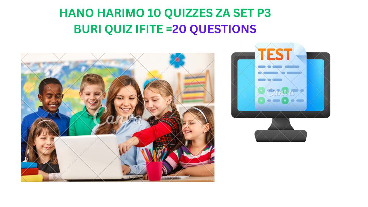 SET PRIMARY-3, AUTOMATIC QUIZZES (Online)