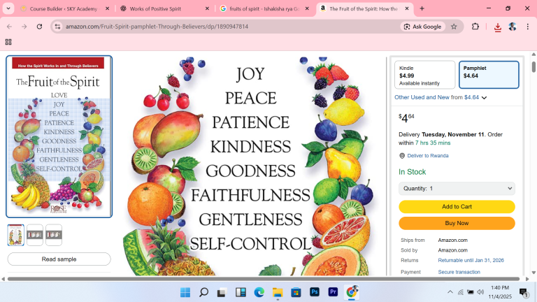 Fruits of the Spirit and Works of Darkness